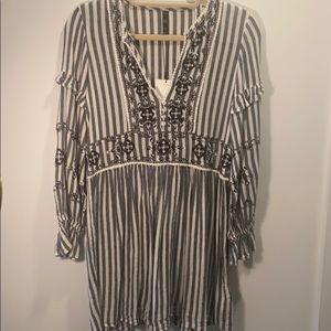 Zara Long Sleeve Shift Dress (NWT)